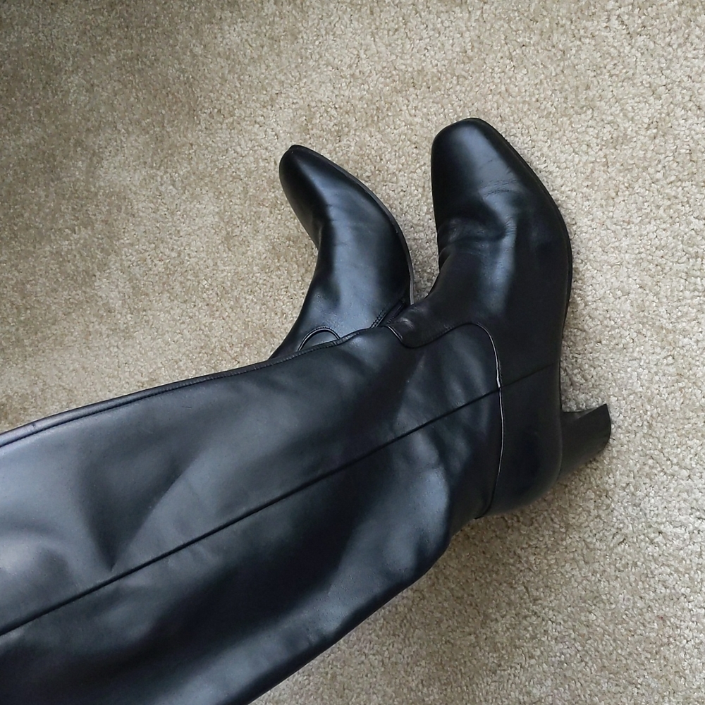 Mark Fisher black leather boots 8 - Picture 2 of 16